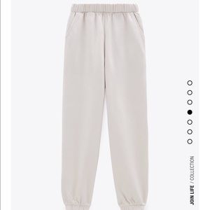 Zara Ivory Sweatpants